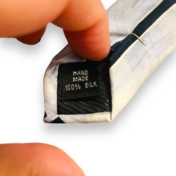 Stacy Adams Extra Long Silk Tie - Picture 6 of 6